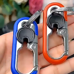 【Ready Stock】A Alloy Car Charm Keychain Hook Motorcycle Stainless Ring Holder keychain key chain Rope Business Gifts for Men