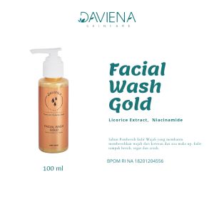 FACIAL WASH GOLD DAVIENA SKINCARE