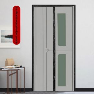 Magnetic Screen Door Heavy Duty Mesh Curtain Keep Bugs Out Auto Close Magnetic Door Curtain for Home