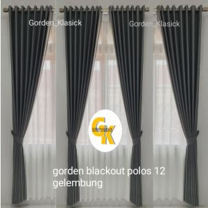 gorden jendela gorden blackout 24 ring gorden pintu tirai