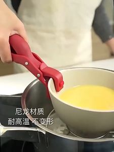 Non-slip Anti Scalding Clip Kitchen Bowl Clip Gripper Silicone Durable Pot Clips Anti Scalding Holder Anti Scalding Clip