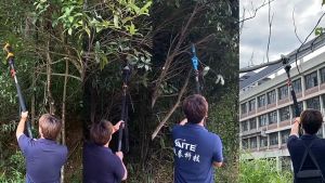 【9999W กรรไกรตัดกิ่งไฟฟ้า รับประกัน 10 ปี 9999W คุณภาพและปรับความสูงได้ 1.7-2.7ม เสริมสวยมือกระชับ กรรณีกรรมการตัดแต่งกิ่งไม้】