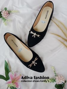 ADIVA A-004 flat shoes terbaru variasi lonceng stylish sepatu kerja sepatu balet terbaru kekinian terlaris slip on & mules terbaru sepatu terbaru 2025 murah