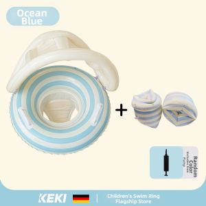 Anti Tilt Safety Swim Ring Inflatable Float Thickened