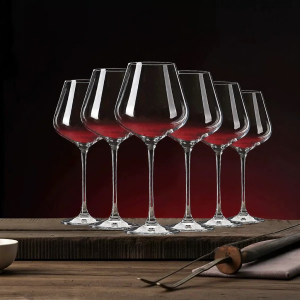 BOANG | Luxurious Crystal Wine Glasses Set 6 Pieces