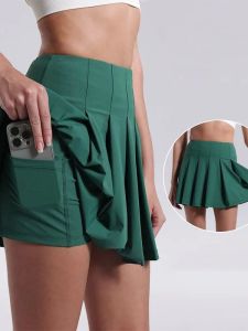 กระโปรงเทนนิสทรงเข้ารูปเอวสูง กระโปรงทรงเข้ารูปสั้นสไตล์ยุโรปและอเมริกันสำหรับฤดูใบไม้ผลิและฤดูร้อน