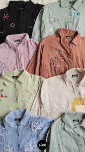 E.Look Colorful Embroidered Shirt