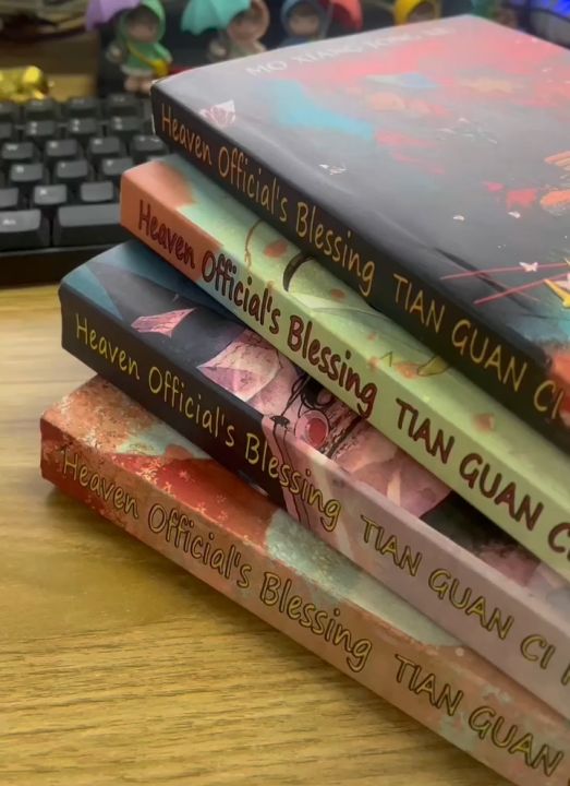 Heaven Official's Blessing Tian Guan Ci Fu Vol.1-Vol.4  English version of an ancient Chinese romance novel.