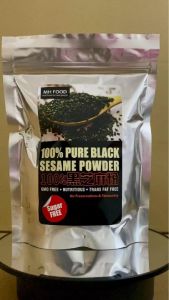 MH FOOD 100% Pure Black Sesame Powder 純黑芝麻粉 300g | Premium Quality Roasted In Low Temperature