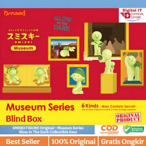 READY - SMISKI FIGURE Original Museum Series Blind Box Glow In The Dark Mainan Karakter Koleksi Figur Figurine Dekorasi Hiasan Pajangan Collectible Item Asli