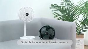 Mini Table Fan Portable Fan Adjustable USB Rechargeable Fan Travel Office House Foldable Fan Low Noise Mini Electric Fan