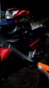 Paket Lengkap HIU 100psi Pompa Air DC 12V Selang 6 Meter Quick Release - Alat Cuci Motor Mobil AC High Pressure Sprayer Gun Model Taman