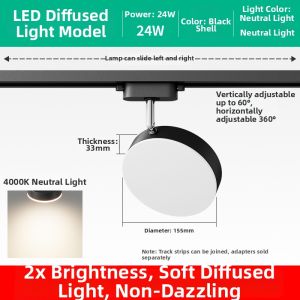 TONGZHIGUANG | Super Bright Supplementary Light Track Lighting