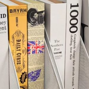 [2PC/SET] Little Carpenterr Metal File Holder Folder Rack Bookshelf Rak Buku Rak Folder A4 Paper Document Organizer 书架