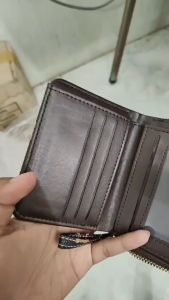 DOMPET WANITA LERINE WA1009B7 BRANDED KULIT MOTIF MURAH FASHION TERBARU REMAJA CANTIK COKLAT