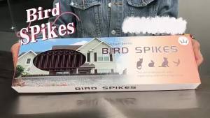 Outdoor Bird Repellent Spikes for Garden Window Fences Roof Balcony Railing Bendable Birds Pigeon Cats Spike Deterrents Traps