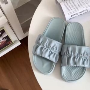 Slipper Women Casual Slippers Black and White Summer Soft Sole Flip Flops Selipar Wanita Perempuan