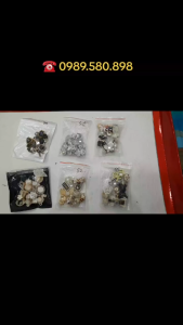 Set charm jibit gắn giày dép Crocs giả kim - PB306