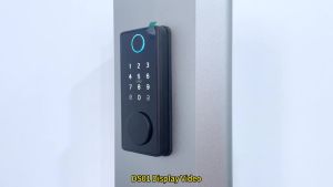 SmarDeer Electronic Door Lock Tuya Bluetooth Lock with Deadbolt Fingerprint Lock Keyless Entry