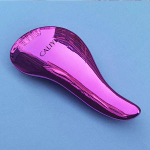 CALIYI Mango Smooth Hair Comb Brush TT Comb Professional Massage Brush Paddle Detangling Brush for Wet Dry Curly Thick Hair