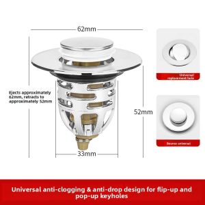 UBT | Press-down Sink Drain Stopper Accessory