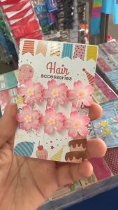 แผงใส่กิ๊ป กระดาษ ติด กิ๊ป ขนาด 6.5 × 10 เซนติเมตร (100ใบ) BY หวานหวาน พลาสติก