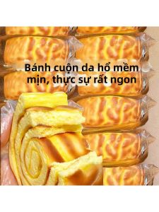 Bánh Cuộn Kem Nhân Thịt Héo Hổ