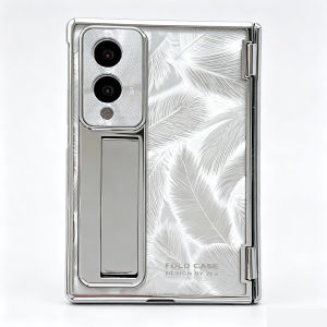 szhaiyu | Case For Samsung Galaxy Z Fold 8 Ultra Fold 8 7 6 All Inclusive Electroplated With Front Glass Protection Holder Back Cover