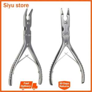 Double Joint Rongeur Bone Rongeurs Straight Curved Head Orthopedic Instrument Stainless Steel