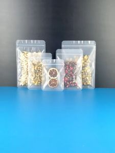 0.20mm ±50s Thick frosted transparent zipper bag/ Food Storage / Packaging Doorgift Goodies Bag