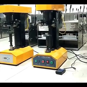 เครื่องปิดฝากระป๋อง อัตโนมัติ F-J160 เครื่องซีลกระป๋องอัตโนมัติมัลติฟังก์ชั่นเชิงพาณิชย์ สองระบบ อัตโนมัติและเท้าเหยียบ