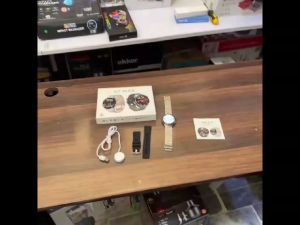 Waterproof MAX 7 Smart Watch Round Screen Wireless Call Sports Watch Support QR Code Payment Custom Dial Multiple Sports Modes Tracking Compass Function Suitable For Outdoor Sports