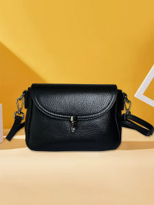 Leather Crossbody Bag Female Middle-Aged Mother Bag Fashion Soft Leather Shoulder Lady Mother-in-Law Women Bag All-Match Mini Small Bag