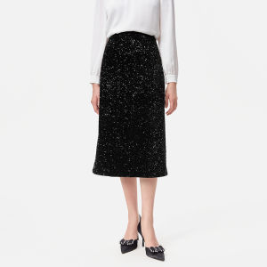 Koradior | Sequined Party Straight Dress