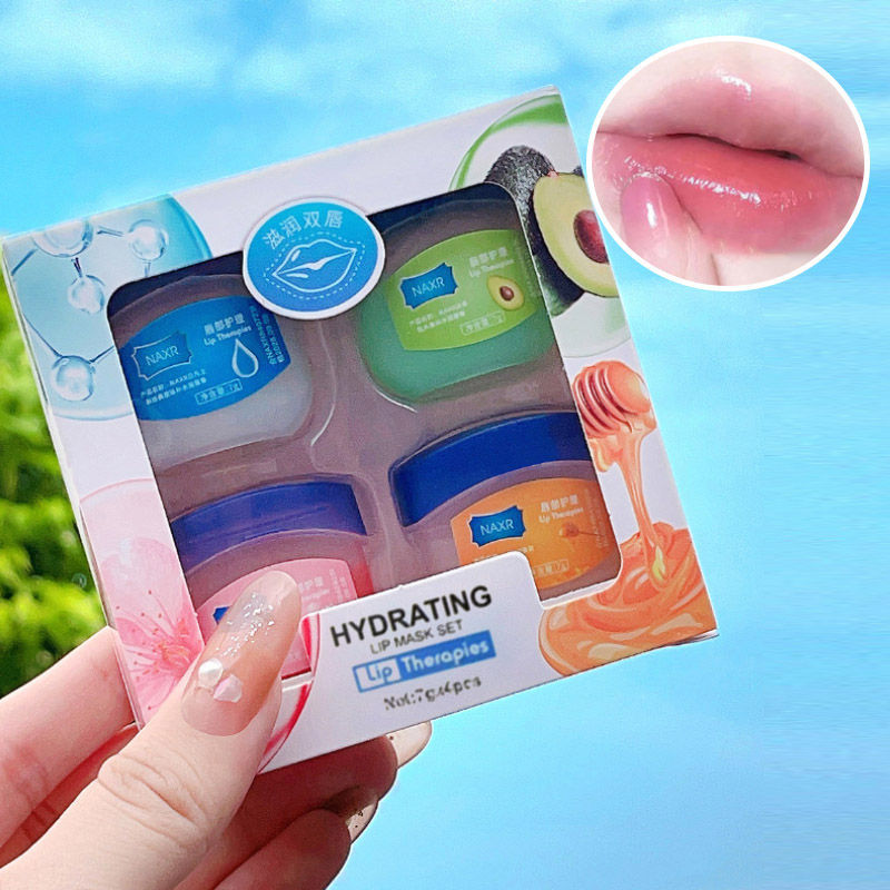 Sarung Gincu Kristal Melembapkan & Membaiki Balsem Bibir Anti-Retak Tidak Berwarna - Solekan Bibir Menenangkan Untuk Semua Jenis Kulit