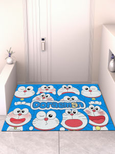 Doraemon Entry Door PVC Loop Floor Mat Outdoor Stain-Resistant PVC Foot Pad Entrance Door Blanket Entrance Door Mat