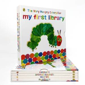 Eric Carle The Very Hungry Caterpillar My First Library 4 Books Collection Set Ages 2+ Board Book