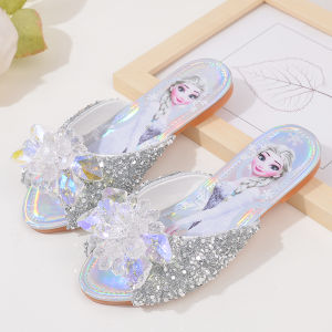 Leisure Flat Elsa Princess Children Slippers