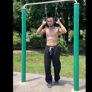 Dụng cụ đai kéo giãn đốt sống cổ gắn xà ngang tiện dụng (Dùng cho người thoái hóa đốt sống cổ)