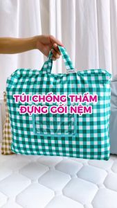 Túi đựng gối nệm cho bé đi học Katina House vải chống thấm thoáng khí có thể đựng đồ đi bơi