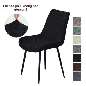 1/2 Chiếc Jacquard Ghế Ăn Có Tay Không Tay Cong Co Giãn Lưng Ngắn Slipcovers Cho Quầy Bar Khách Sạn Nhà Đảng Polyester Spandex