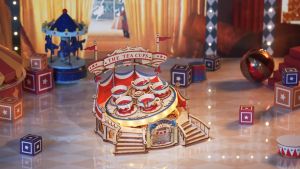 Robotime Rokr DIY Music Box Tilt-A-Whirl 3D Wooden Building Block Amusement Park EA04