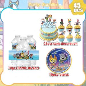 Takara Tomy | Creature Cases Birthday Decorations Party Favors Stickers Poster Balloons Backdrop Banner Cake Decoration Baby Showe Gift Toys