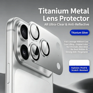 HANNUO | HANNUO Metal Rear Camera Lens Protector For iPhone 17 Pro Max 17 Lens Screen Protector Film Cover Camera Armor Lens Film Cover