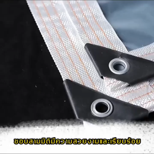 ผ้าใบกันฝน ผ้าใบใส ผ้าใบกันฝน สำหรับ ทำกันสาด หลังคา กันลม ส่งผ่านแสง 100% ผ้าใบอเนกประสงค์ (จัดส่งจากประเทศไทย)