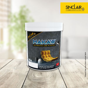 SINCLAIR MAKAW PAINTS DECORATIVE LIME PLASTER 1KG - Textured Decorative Coating