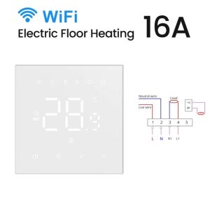 AVATTO Tuya WiFi Smart ThermostatElectric Heating/Water Heating/Water Gas BoilerWork with Alexa Google Home