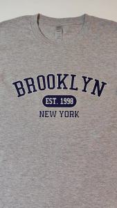 2025 New Boys & Girls Kids Clothing: Brooklyn Est.1998 Letter Print T-Shirts