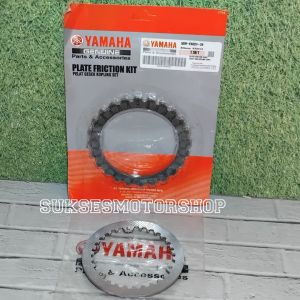 plat besi gesek + kampas kopling motor yamaha vega zr