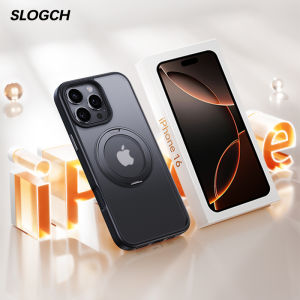 MagSafe Magnetic 360 ° Rotating Stand Phone Case For iPhone 16 15 14 13 Pro Max Plus Matte Translucent Kickstand Cover For iPhone 16 Pro Max Military Grade Shockproof Protection Casing with Holder